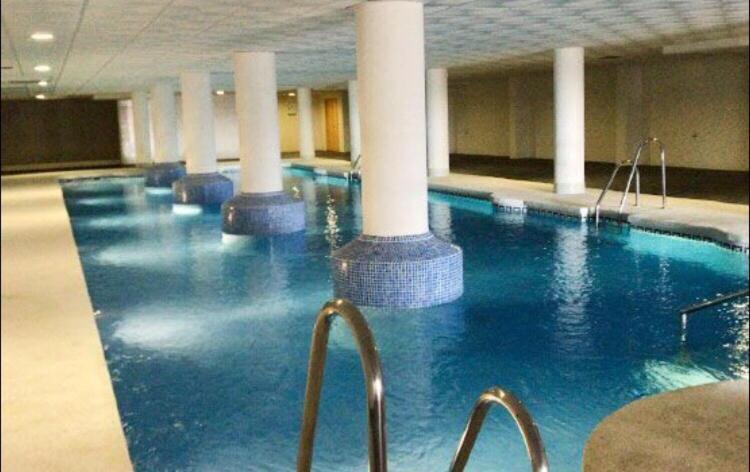 Apartamentos Deluxe Roquetas De Mar Con Golf Y Piscina Climatizada, Parking Privado Vícar Dış mekan fotoğraf